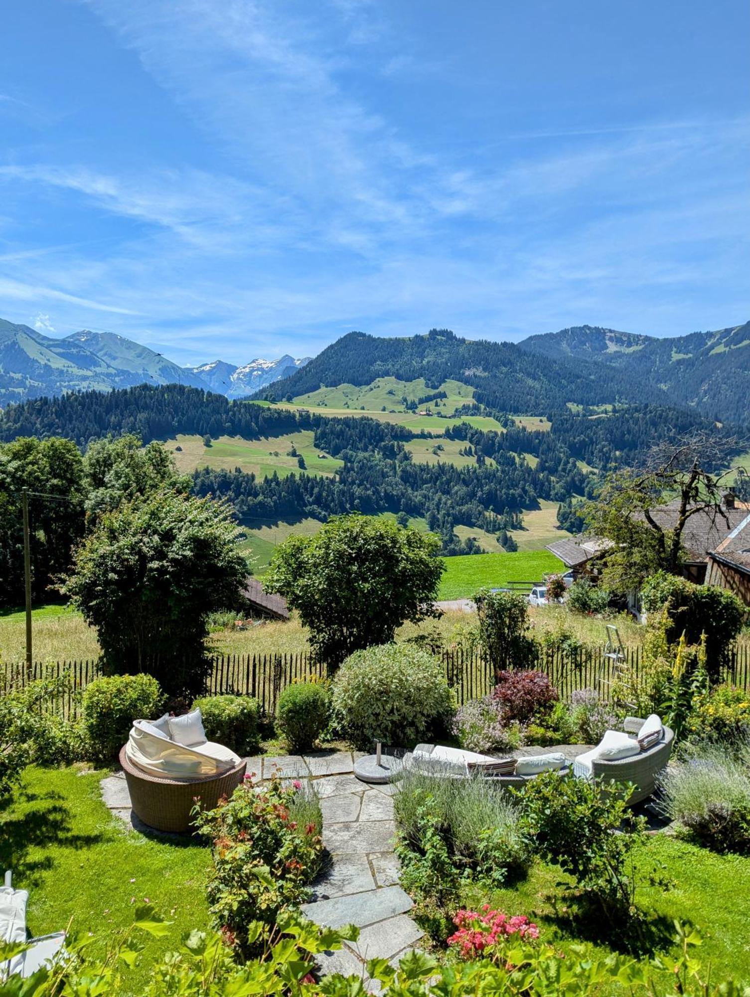 Swiss Mountain-Valley View Lodge Erlenbach im Simmental Exterior foto